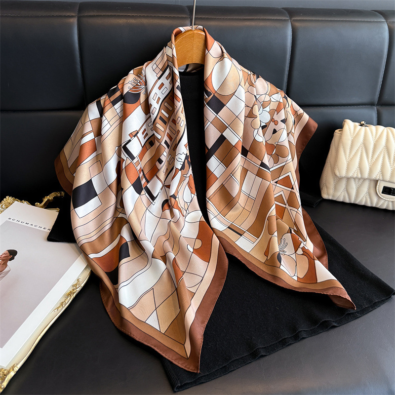 Scarf Silk Square - 2026 여성용 뉴 스퀘어 트윌 실크