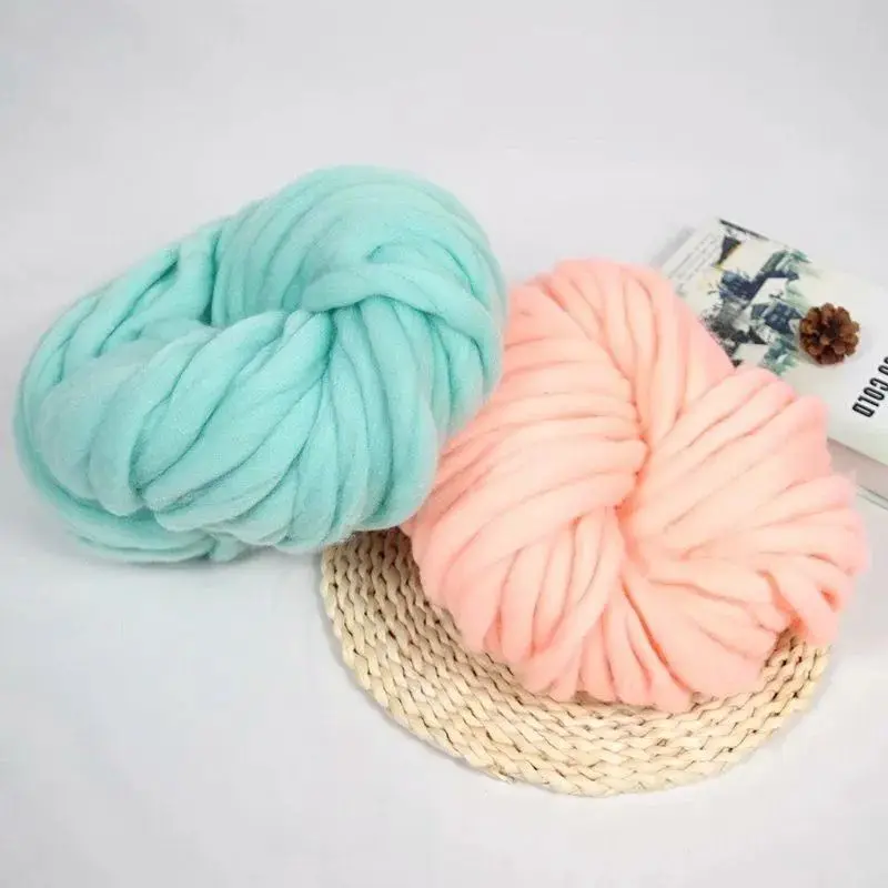 Minthome 0.2s 모조 양모 두꺼운 실, 손으로 - Woven Scarf Blanket 리뷰 및 가격