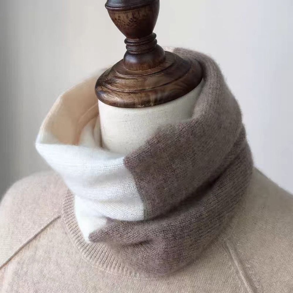 부드러운 배색 무한대 스카프 니트 스트레치 넥 워머 방 - Infinity Scarf Knit 리뷰 및 가격