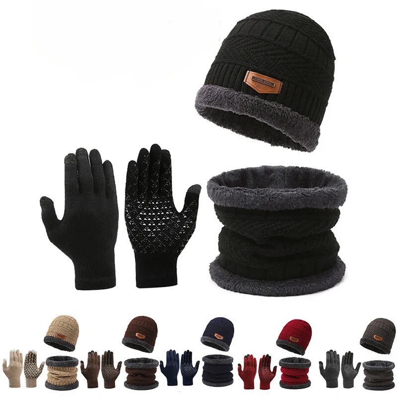 남성용 방풍 모자, 야외 여행 레저 겨울 스카프 장갑, - Muffler Men Wool 리뷰 및 가격