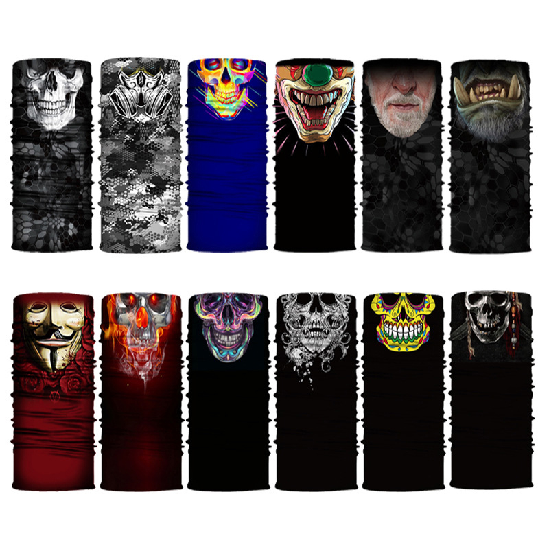 3D 해골 무늬 발라클라바 심리스 오토바이 넥페이스 마 - Face Scarf Mask 리뷰 및 가격